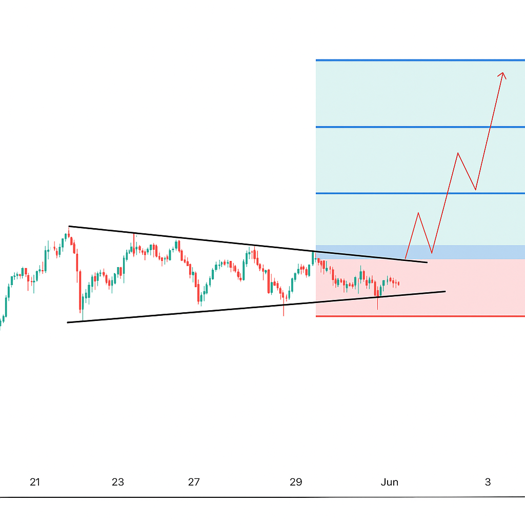 Peluang BUY XAG/USD Masih Terbuka: Waspadai Breakout Pola Symmetrical Triangle