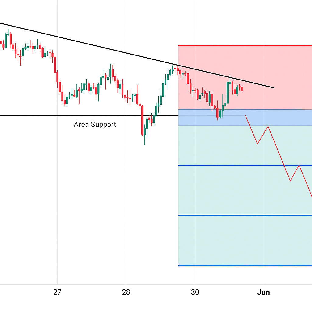 Peluang SELL XAU/USD: Awasi Area Support, Potensi Penurunan Masih Terbuka