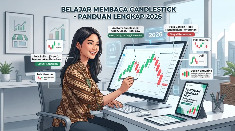 Cara Membaca Candlestick untuk Pemula: Panduan Lengkap 2026