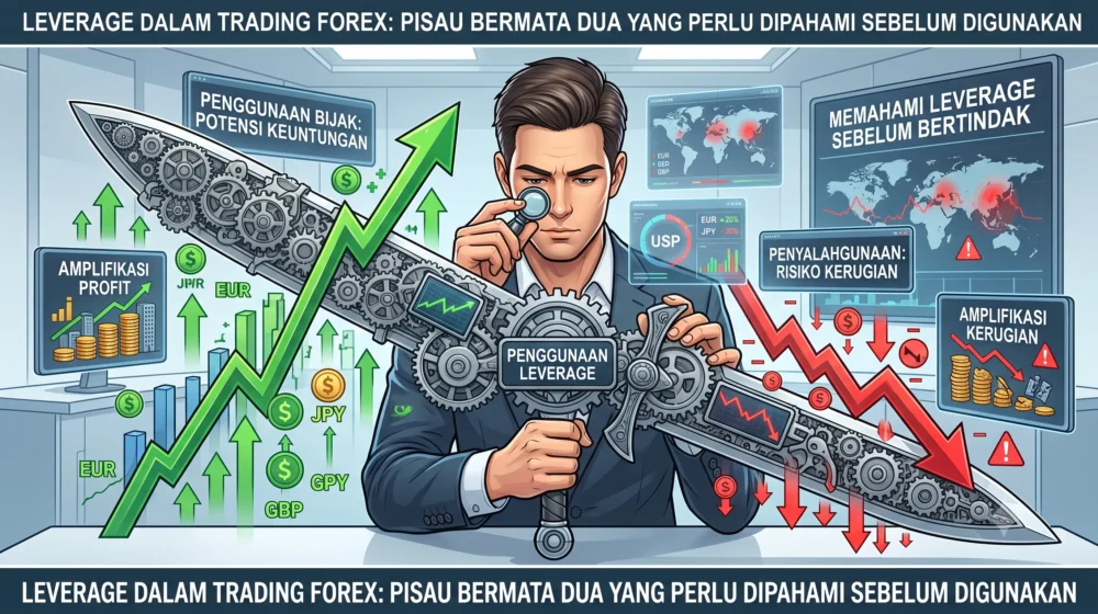 Leverage dalam Trading Forex: Pisau Bermata Dua yang Perlu Dipahami Sebelum Digunakan