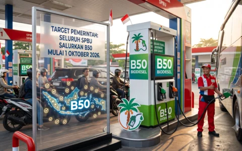 Pemerintah Targetkan Seluruh SPBU Salurkan B50 Mulai 1 Oktober 2026