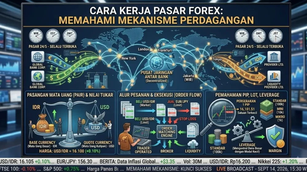 Cara Kerja Pasar Forex: Memahami Mekanisme Perdagangan 1 Cara Kerja Pasar Forex: Memahami Mekanisme Perdagangan