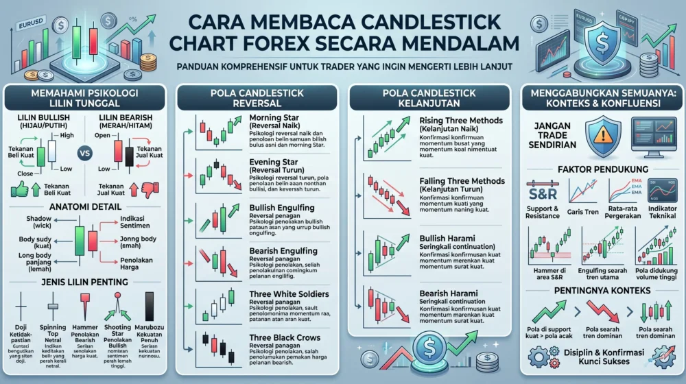 Cara Membaca Candlestick Chart Forex Secara Mendalam