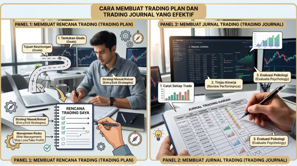 Cara Membuat Trading Plan dan Trading Journal yang Efektif 1 Cara Membuat Trading Plan dan Trading Journal yang Efektif