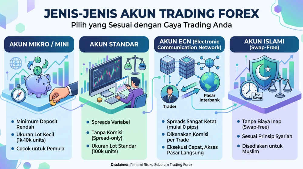 Jenis-Jenis Akun Trading Forex 1 Jenis-Jenis Akun Trading Forex
