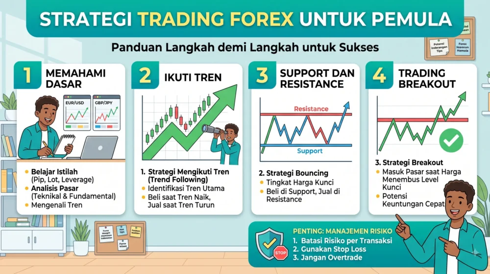 Strategi Trading Forex untuk Pemula 1 Strategi Trading Forex untuk Pemula