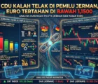 CDU Kalah Telak di Pemilu Jerman, Euro Tertahan di Bawah 1,1500
