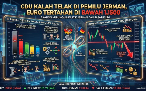 CDU Kalah Telak di Pemilu Jerman, Euro Tertahan di Bawah 1,1500