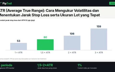 ATR (Average True Range): Cara Mengukur Volatilitas dan Menentukan Jarak Stop Loss serta Ukuran Lot yang Tepat