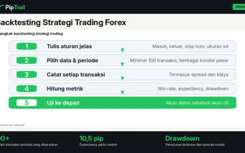 Backtesting Strategi Trading Forex: Langkah-langkah, Metrik Penting seperti Expectancy dan Drawdown, serta Kesalahan yang Harus Dihindari