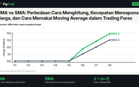 EMA vs SMA: Perbedaan Cara Menghitung, Kecepatan Merespons Harga, dan Cara Memakai Moving Average dalam Trading Forex