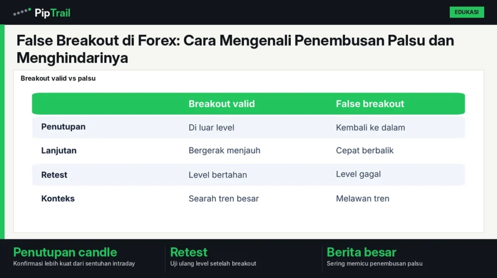 False Breakout di Forex: Cara Mengenali Penembusan Palsu dan Menghindarinya 6 False Breakout di Forex: Cara Mengenali Penembusan Palsu dan Menghindarinya