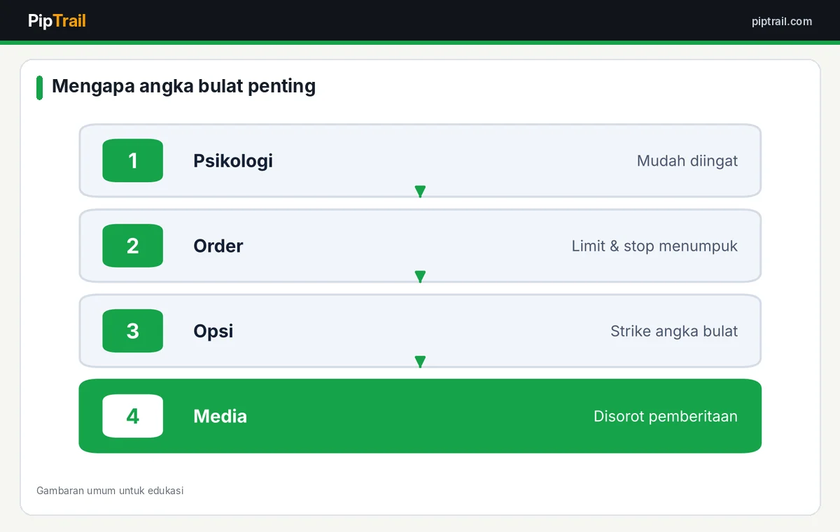 Alasan level angka bulat menjadi penting