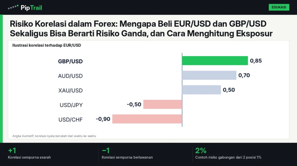 Risiko Korelasi dalam Forex: Mengapa Beli EUR/USD dan GBP/USD Sekaligus Bisa Berarti Risiko Ganda, dan Cara Menghitung Eksposur